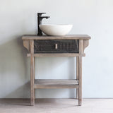 LUNAR Rattan Bathroom Cabinet