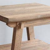 Joint and texture detail of Vanity End Table.