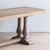 Monarch Bench leg detail.