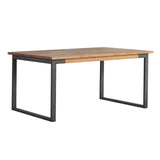 LINEA Dining Table's perspective view.