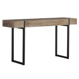 Perspective view of Massive Console Table.