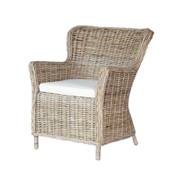 Aimann Kubu Chair. Made from rattan weaving. Can be used indoor and outdoor.