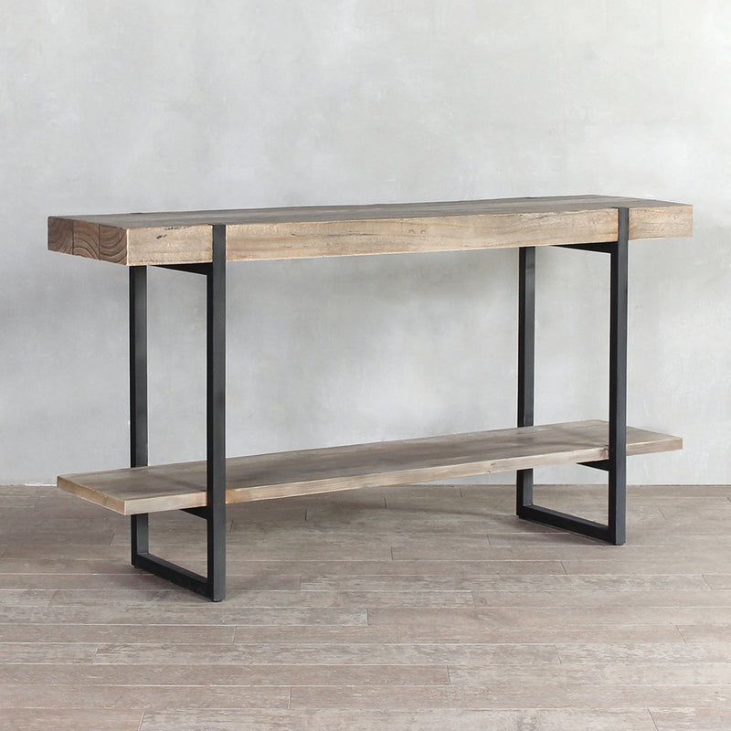 Massive Console Table with Shelf