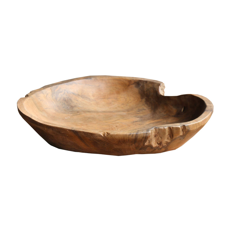 Round Wooden Bowl